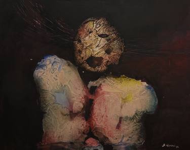 Original Figurative Abstract Paintings by Bashkim Qerimi