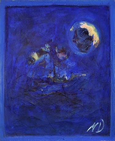 Original Fine Art Abstract Painting by Mario Dycke