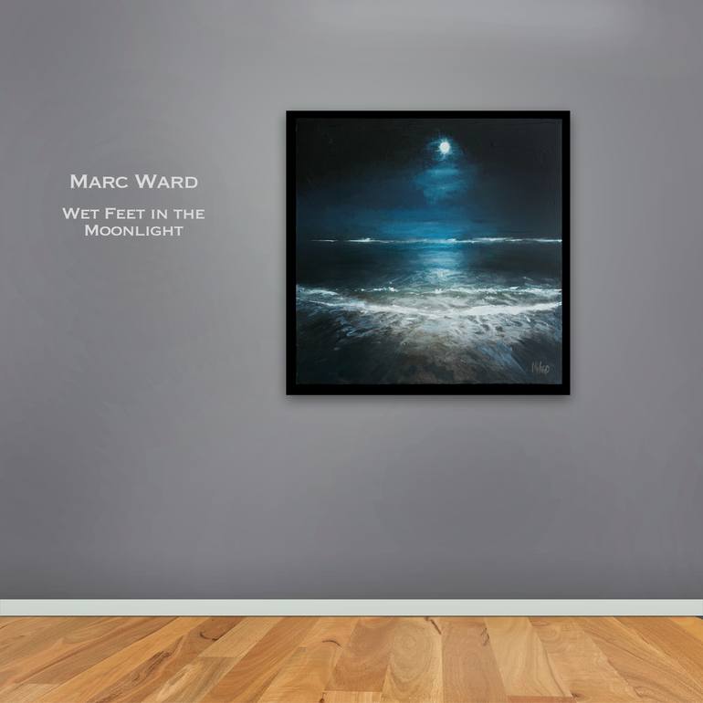 Original Contemporary Beach Painting by Marc Ward