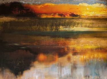 Original Abstract Landscape Paintings by Marc Ward