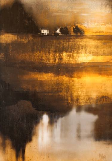 Original Abstract Landscape Painting by Marc Ward