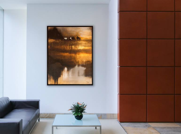 Original Abstract Landscape Painting by Marc Ward