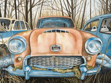 Print of Fine Art Automobile Paintings by Cristen Hess