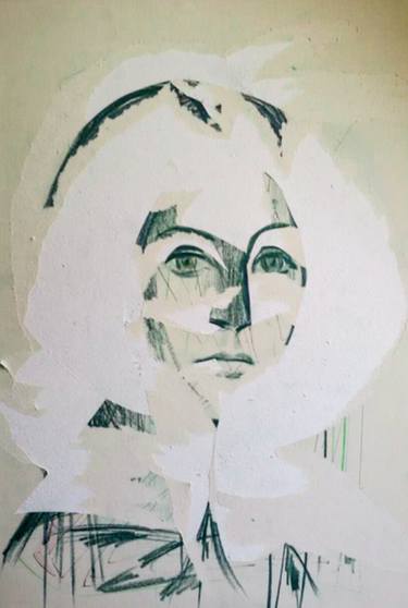 Print of Portraiture Women Paintings by Vahe Apoyan