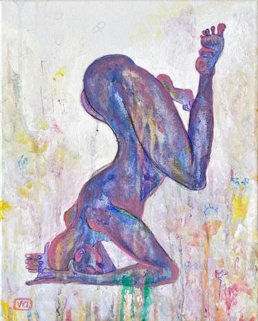 Print of Abstract Expressionism Nude Paintings by Daria Vinarskaya