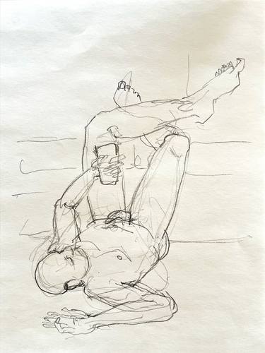 Print of Conceptual Nude Drawings by Daria Vinarskaya