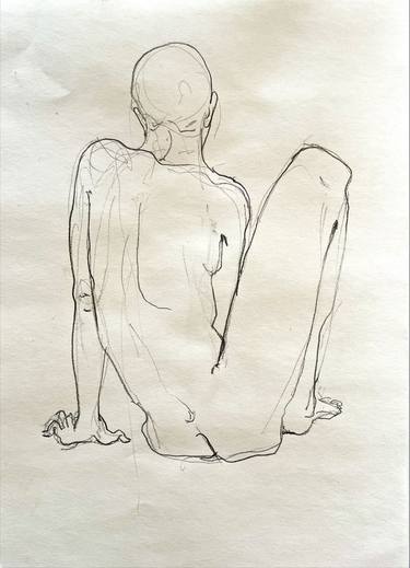 Print of Nude Drawings by Daria Vinarskaya