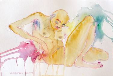 Print of Conceptual Nude Paintings by Daria Vinarskaya