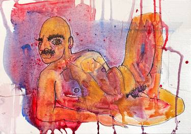 Print of Abstract Nude Paintings by Daria Vinarskaya