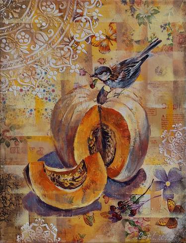 Original Still Life Mixed Media by Inga Batkayeva