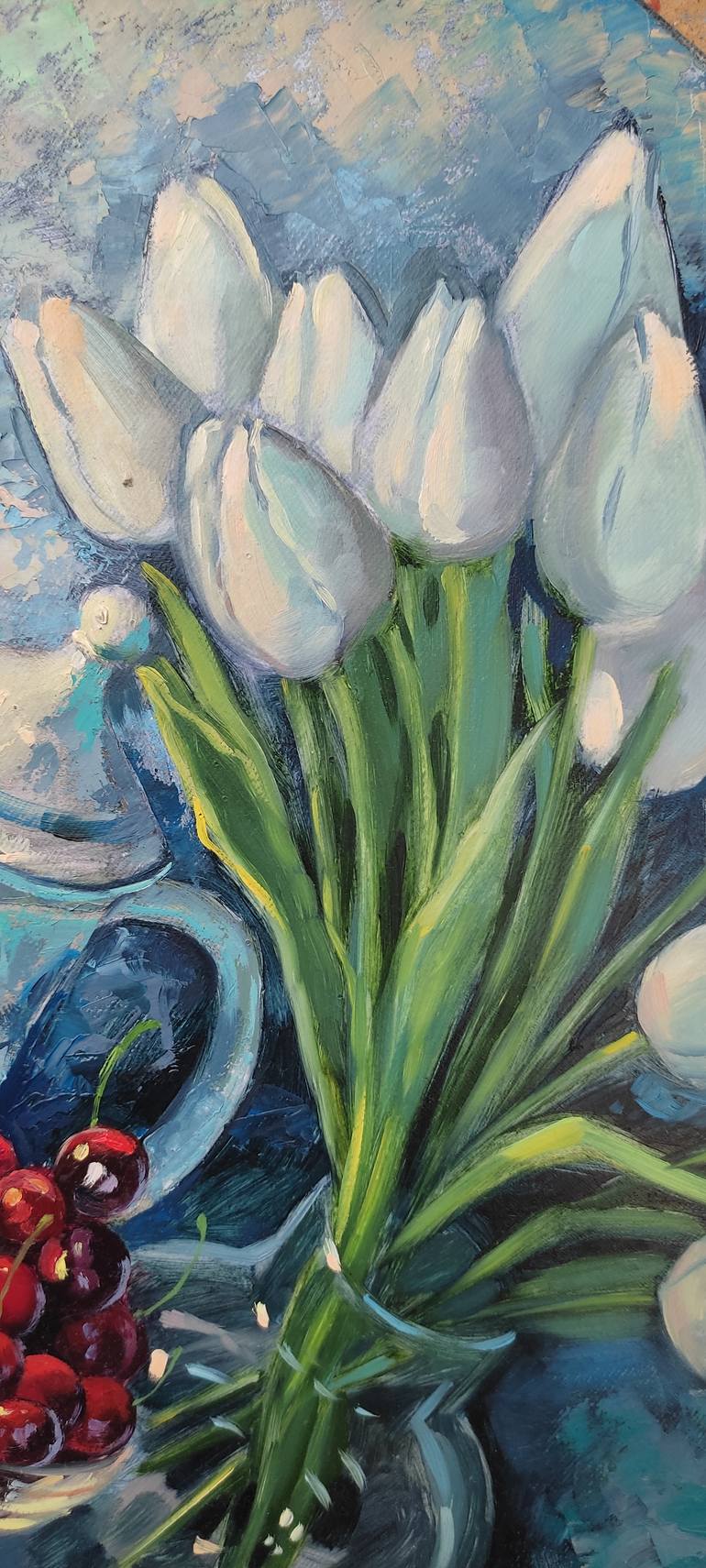 Original Impressionism Still Life Painting by Inga Batkayeva