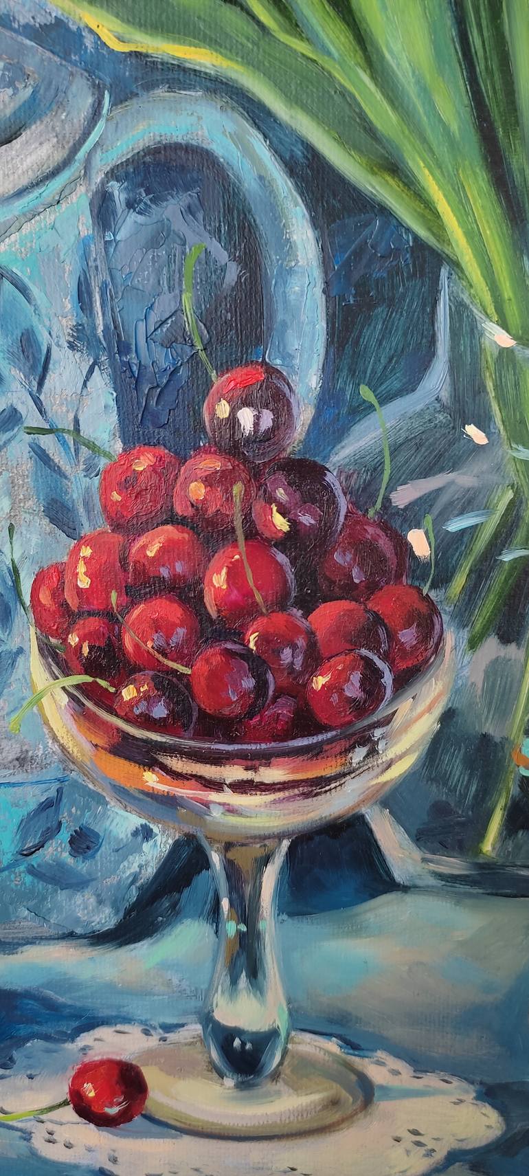 Original Impressionism Still Life Painting by Inga Batkayeva