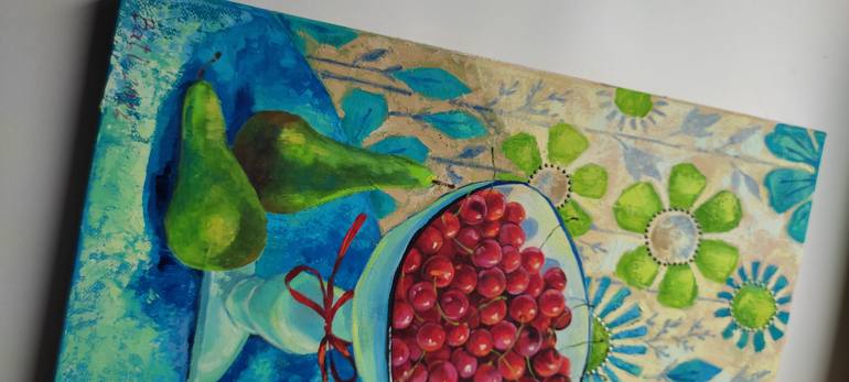 Original Impressionism Still Life Painting by Inga Batkayeva