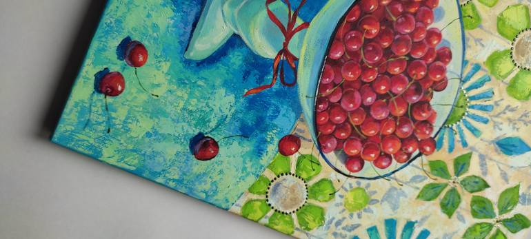Original Impressionism Still Life Painting by Inga Batkayeva