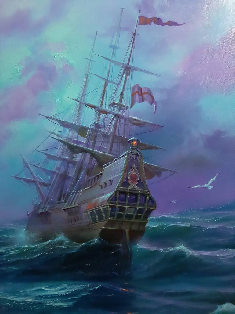 Original Realism Seascape Painting by Igor Onoprienko