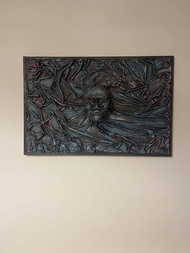 Original 3d Sculpture Abstract Painting by Sezen Ozdemir