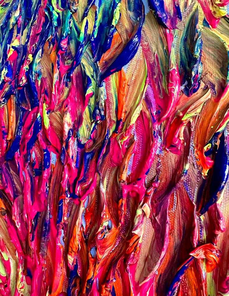 Original Pop Art People Painting by Sezen Ozdemir