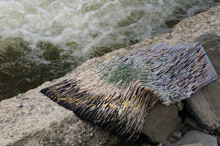 Original Abstract Landscape Sculpture by Vanessa Valero