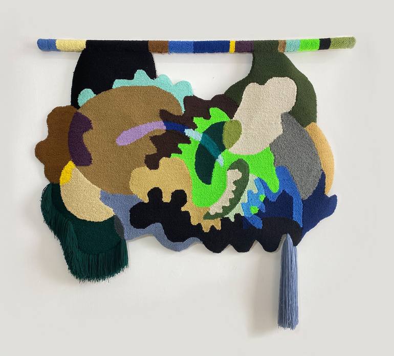 Original Abstract Expressionism Abstract Sculpture by Vanessa Valero