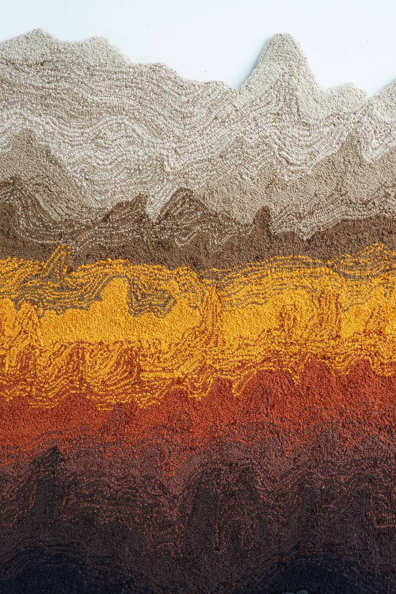 Original Abstract Landscape Sculpture by Vanessa Valero