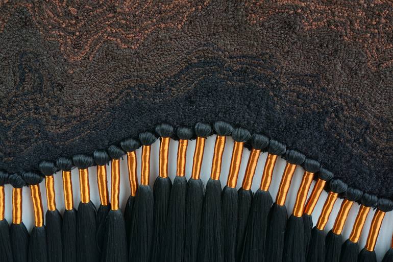 Original Abstract Landscape Sculpture by Vanessa Valero