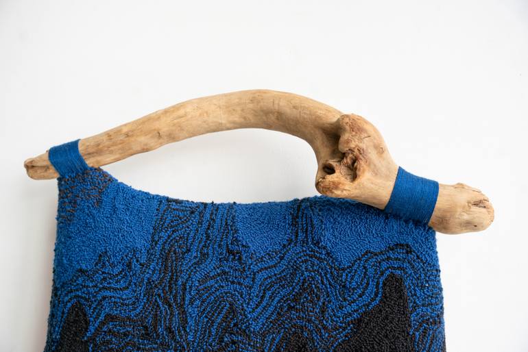 Original Color Field Painting Abstract Sculpture by Vanessa Valero