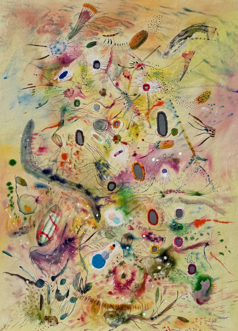 Hidden universe Mixed Media by Vanessa Valero | Saatchi Art