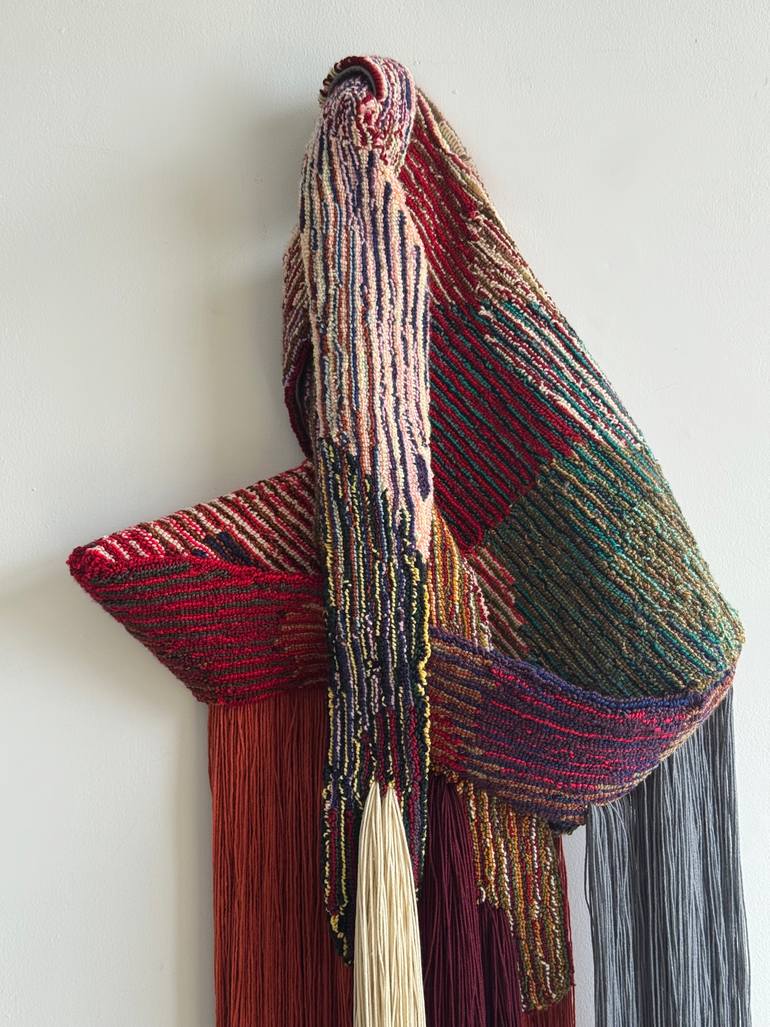 Original Abstract Expressionism Abstract Sculpture by Vanessa Valero