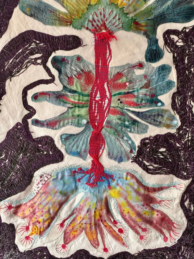 Original Contemporary Floral Mixed Media by Vanessa Valero