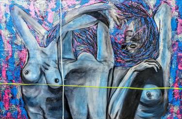 Original Figurative Body Painting by Diego Stella