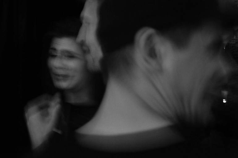 Original People Photography by Snezana Nikolic | Abstract Expressionism Art on Paper | The night 6