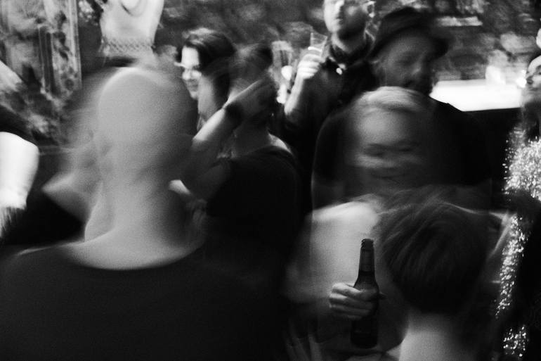 Original People Photography by Snezana Nikolic | Black & White Art on Paper | The night 8