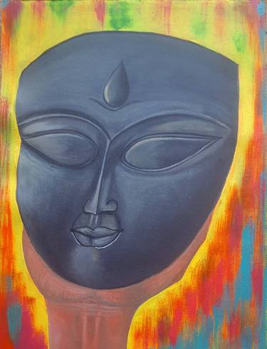 Print of Abstract Religious Paintings by Seemantaparna Ghosh