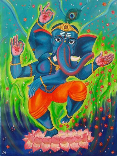 Original Religious Painting by Seemantaparna Ghosh