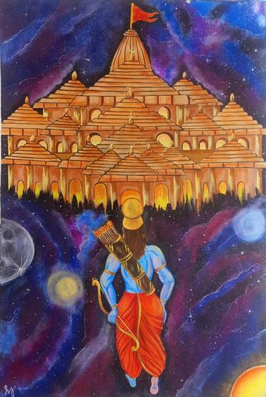 Original Religious Painting by Seemantaparna Ghosh