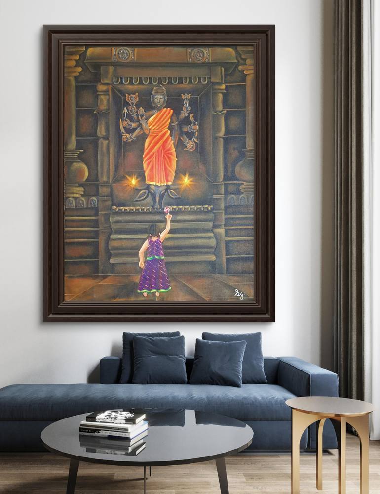 Original Figurative People Painting by Seemantaparna Ghosh