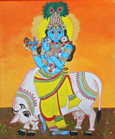 Original Portraiture Religious Paintings by Seemantaparna Ghosh