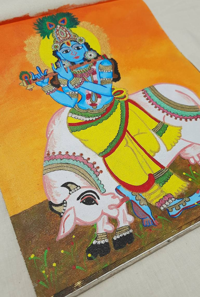 Original Religious Painting by Seemantaparna Ghosh