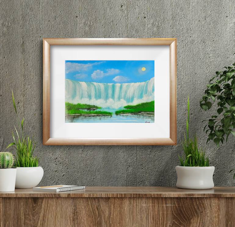 Original Impressionism Landscape Painting by Seemantaparna Ghosh
