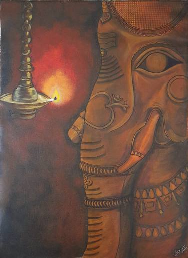 Mystic Ganesha Painting thumb