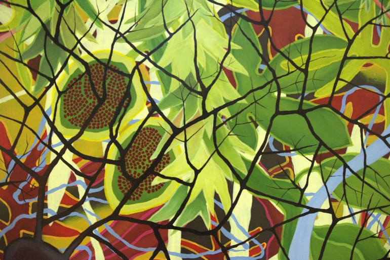 Original Surrealism Nature Painting by Roberta Pizzi