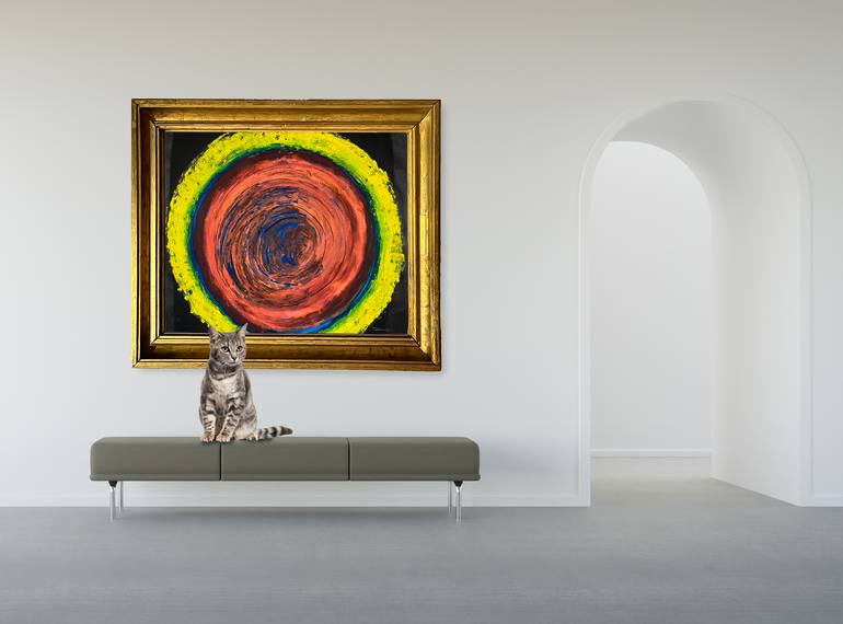 Original Conceptual Abstract Painting by Reva Narain Sarup
