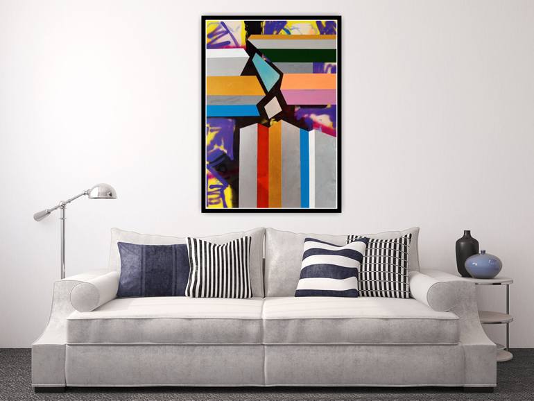 Original Abstract Expressionism Abstract Painting by Kasai Massana 