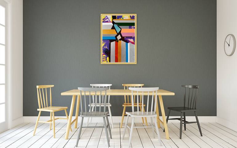 Original Abstract Expressionism Abstract Painting by Kasai Massana 