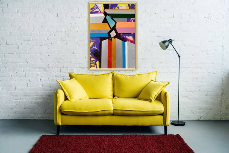 Original Abstract Expressionism Abstract Painting by Kasai Massana 