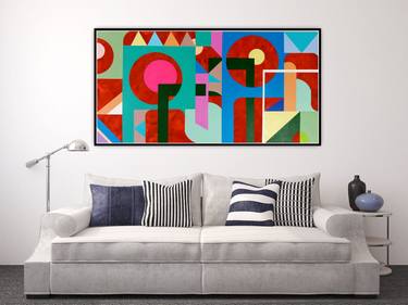 Original Color Field Painting Abstract Paintings by Kasai Massana 