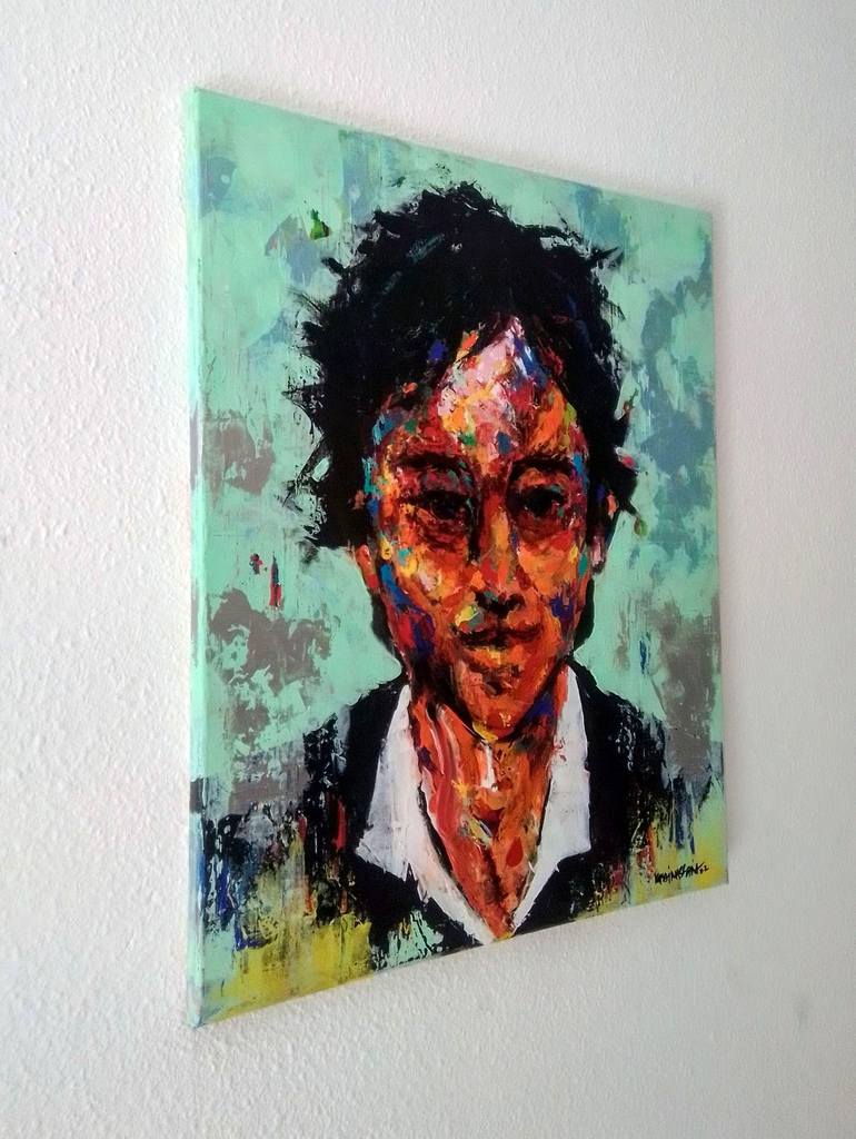 Original Portrait Painting by Kasai Massana 