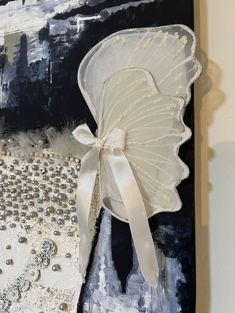 Original Abstract Fashion Collage by Janka Gal