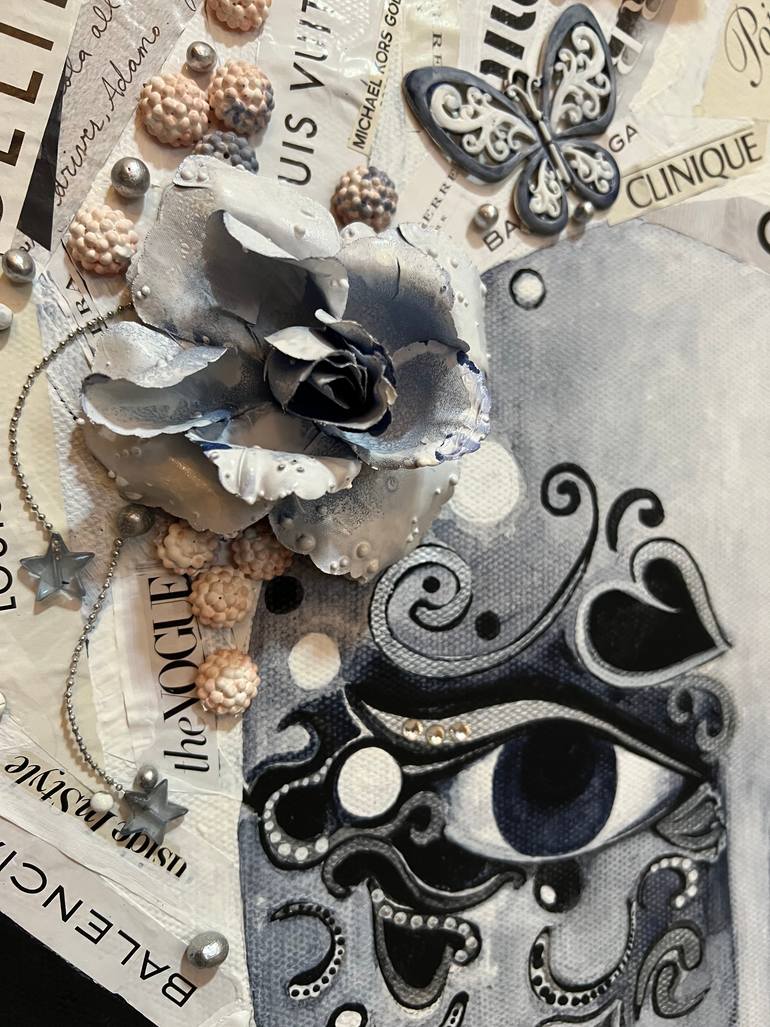 Original Abstract Women Collage by Janka Gal