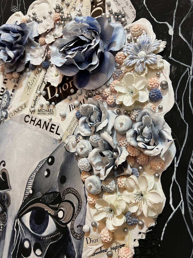 Original Abstract Women Collage by Janka Gal